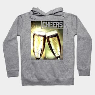 Cheers Champagne drinking Hoodie